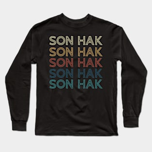 Classic Name Proud Hak Personalized Retro Beautiful Long Sleeve T-Shirt